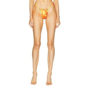 BANANHOT Shell Bikini Bottoms in Sunrise Small New Womens Swimsuit